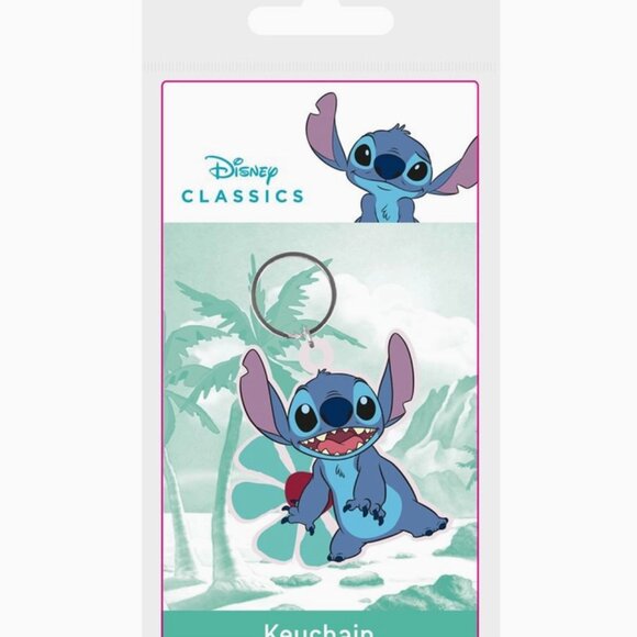 Disney Lilo and Stitch Hawaiian Floral Sling Crossbody Bag with Stitch Keychain - Picture 8 of 8